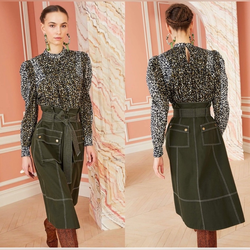 Ulla Johnson Oli skirt Green size 10